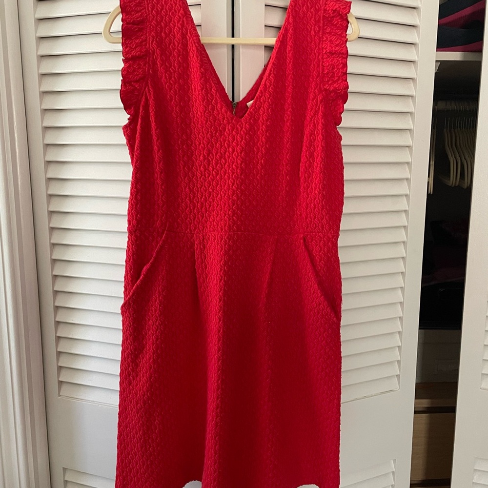 Elegant Red Sleeveless Dress